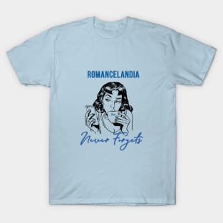 Romancelandia Never Forgets - light blue T-Shirt